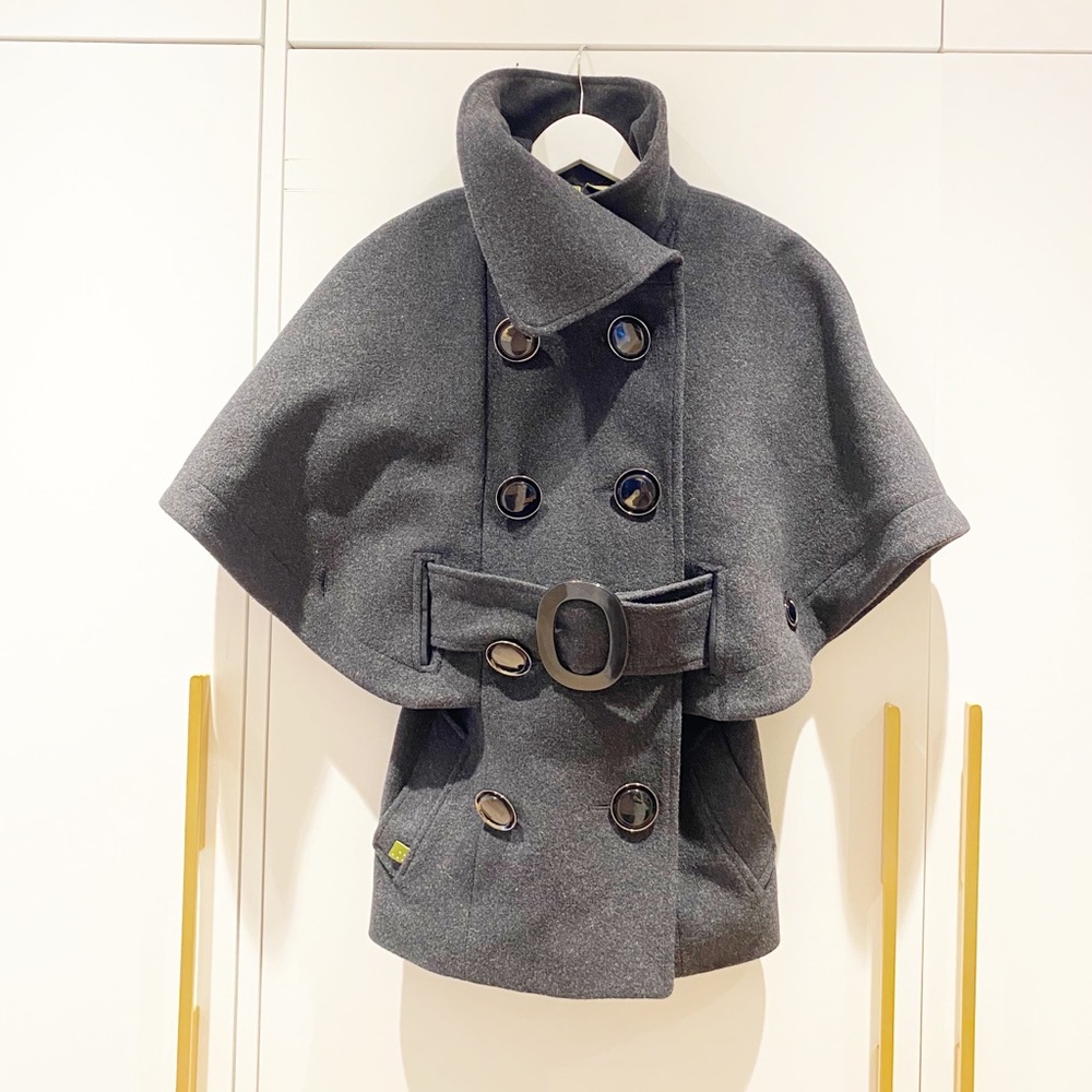 Soia & Kyo Wool Blend Cape coat